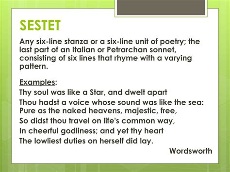 What is a Sestet in Poetry: A Dance of Six Lines in the Garden of Verses